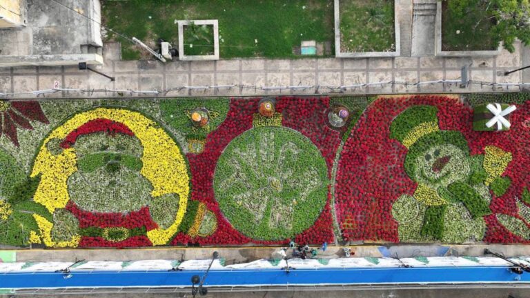 Llega el Paseo Navideño de las Flores a Umán para el disfrute de las familias durante esta temporada decembrina