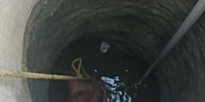 Un hombre cae a un pozo en Kinchil