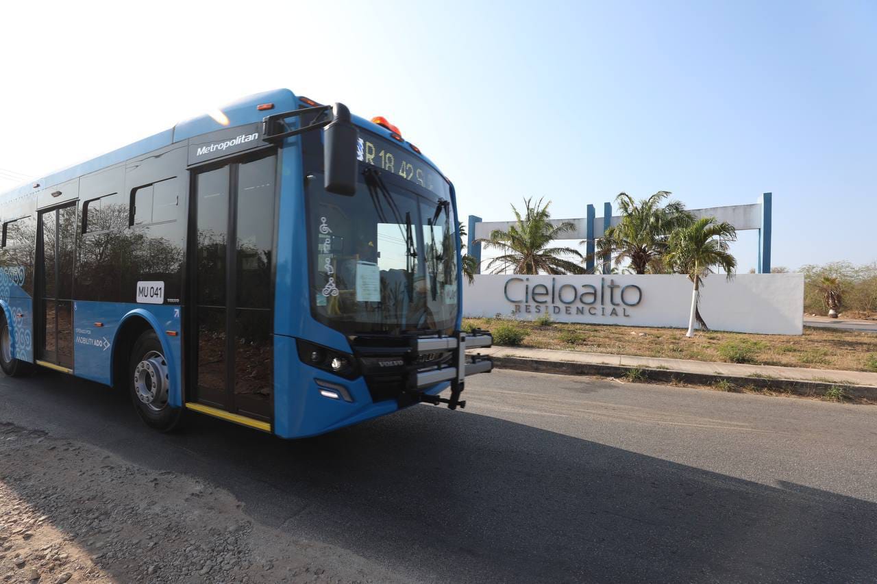 Usuarios del transporte en el sur de Mérida se benefician con la nueva ruta Centro-42 Sur-Cielo Alto del Sistema “Va y Ven”